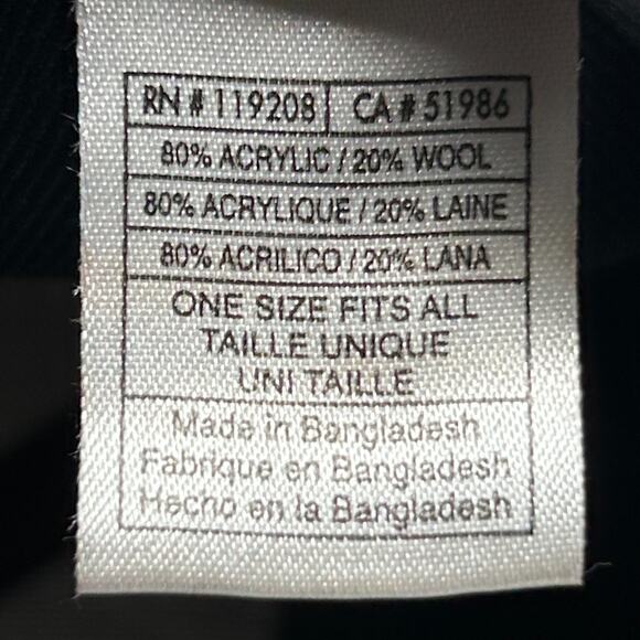 Atlanta Falcons Hat Cap Football NFL Reebok Strapback 6 Panel Wool Blend Black - Picture 10 of 11